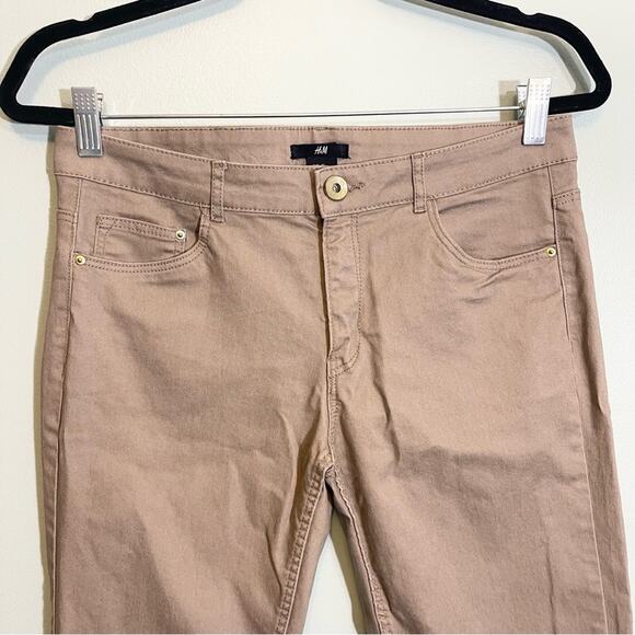 H&M Women's Tan Slim Fit Skinny Pants size 12 - Picture 3 of 11